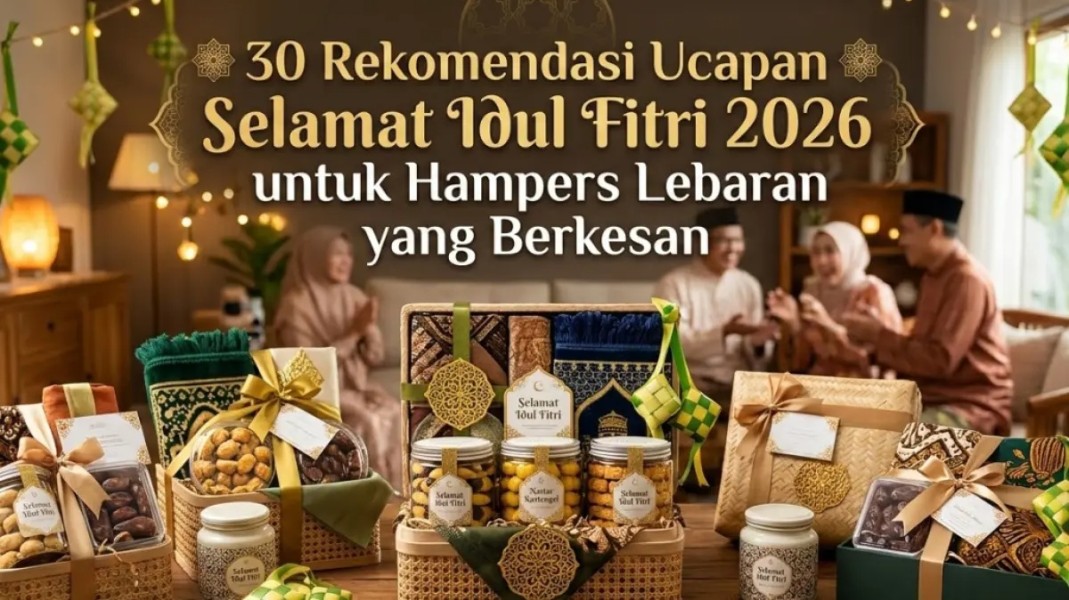 30 Ide Ucapan Lebaran 2026 di Hampers Agar Lebih Berkesan dan Bermakna