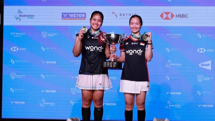 Rachel dan Febi Cetak Sejarah, Juara Ganda Putri Australian Open