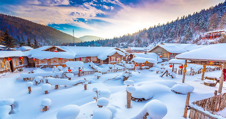 Pesona Wisata Kota Salju China Tawarkan Sensasi Musim Dingin Paling Mempesona