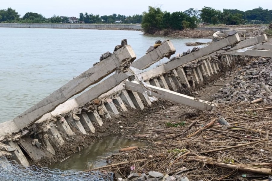 Megaproyek Rp40 Miliar Tebing Sungai Bengawan Solo Bojonegoro Tak Kunjung Diperbaiki