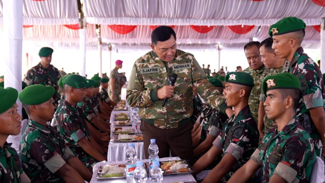 Menhan Tinjau Pembangunan Rindam XII Tambun Bungai untuk Memperkuat Pertahanan