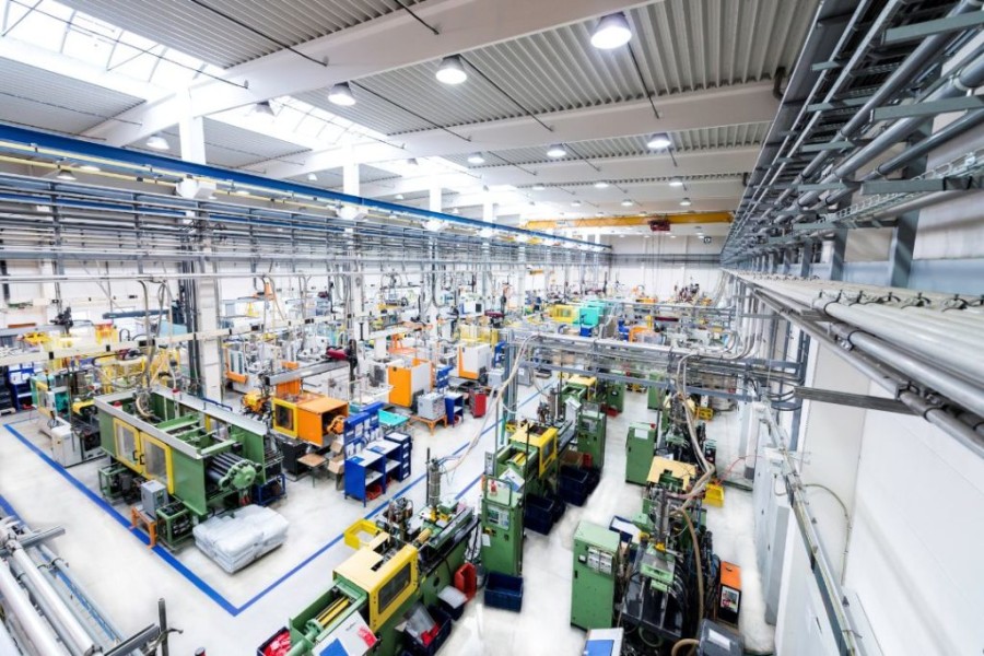 Industri Maju dengan Pusat Manufaktur Modern