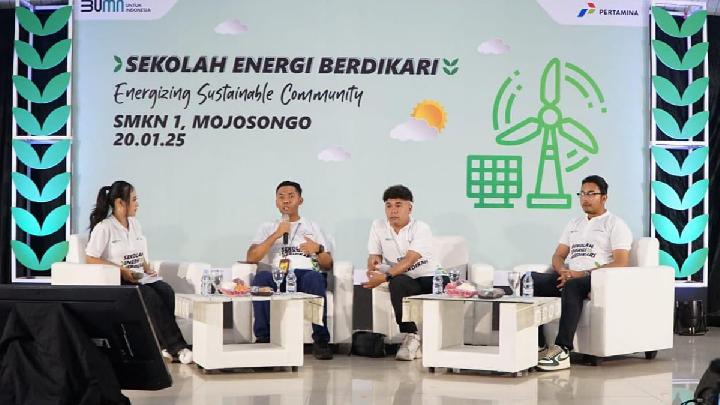 Pertamina Serahkan Pembangkit Listrik Tenaga Surya ke SMKN 1 Mojosongo, Dorong Sekolah Jadi Energi Mandiri