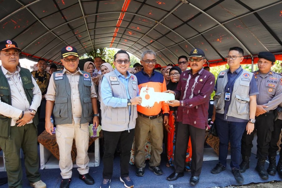 Mendagri Bersama Kepala BNPB Resmikan 1.300 Unit Huntara Untuk Masyarakat Terdampak Bencana Hidrometeorologi 2026