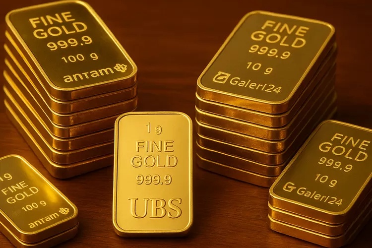 Update Harga Emas UBS dan Galeri24 Pegadaian Hari Ini