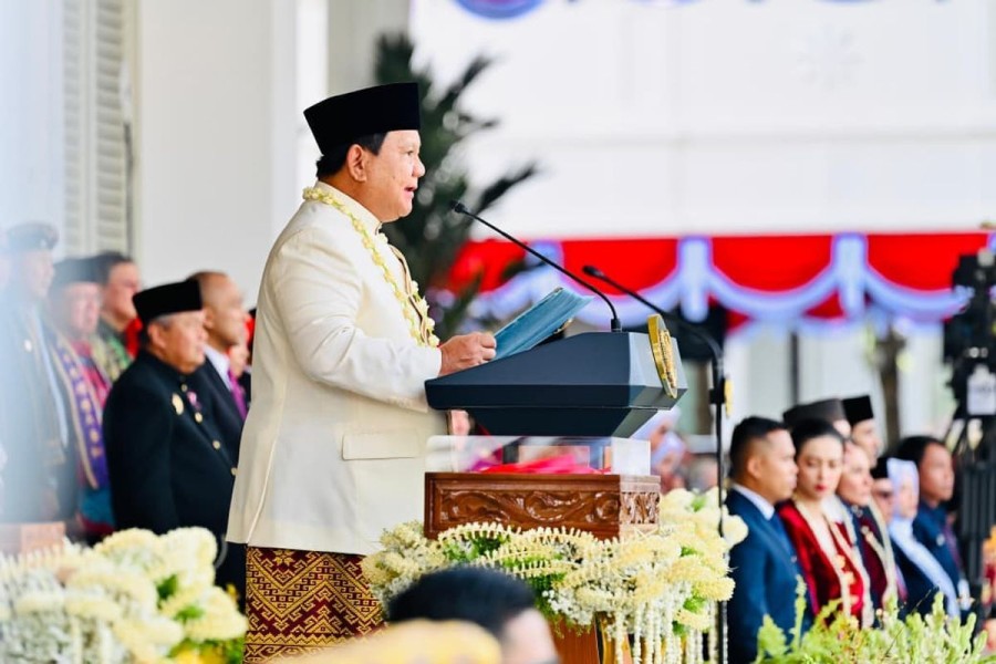 Prabowo Subianto Bacakan Proklamasi di HUT ke 80 RI