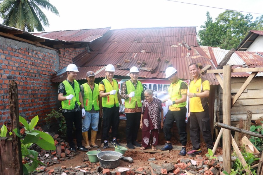 Polri Sumsel Gelar Bedah Rumah Sambut Ramadan, Komitmen Berkelanjutan dari Polda Sumsel