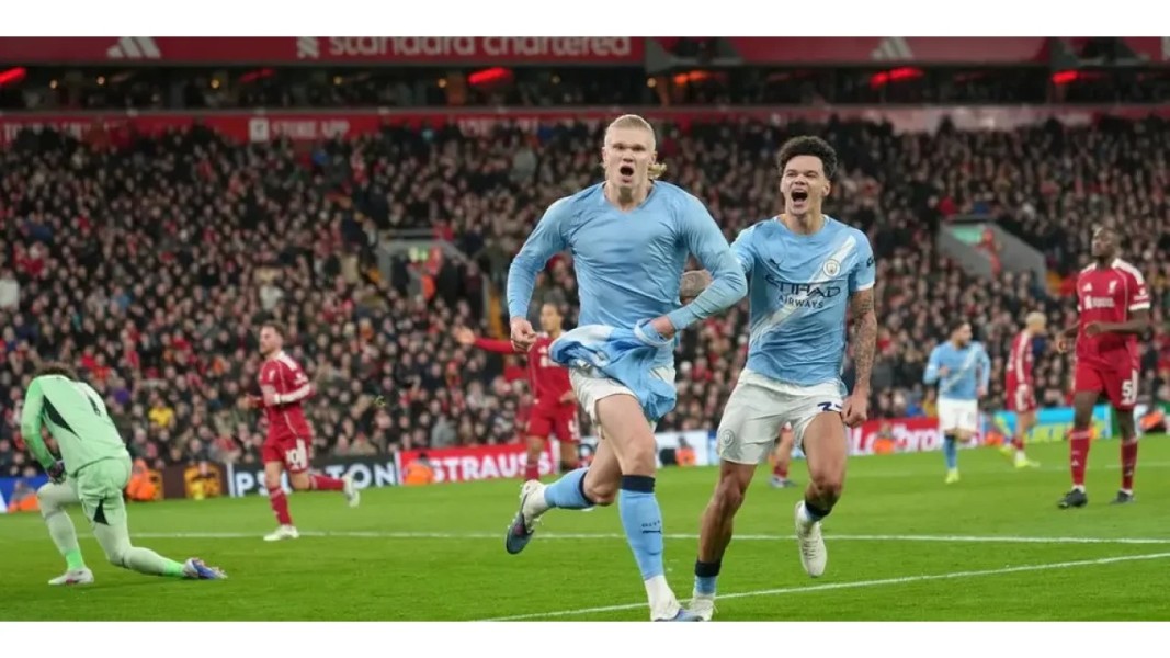 Drama Injury Time Manchester City Bungkam Liverpool di Anfield