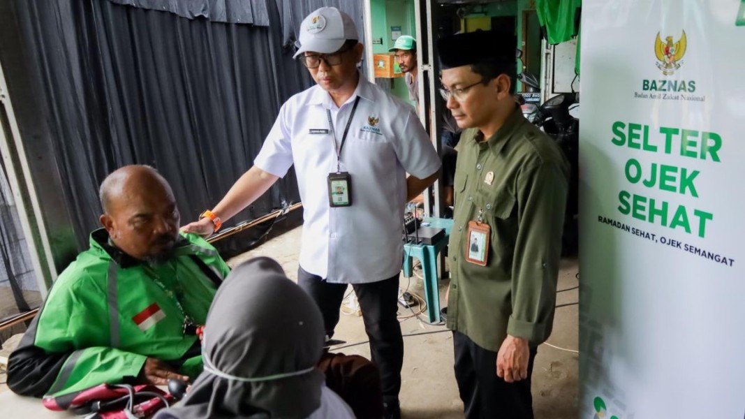 Baznas Perkuat Kesejahteraan Mitra Ojek dengan Layanan Kesehatan Gratis