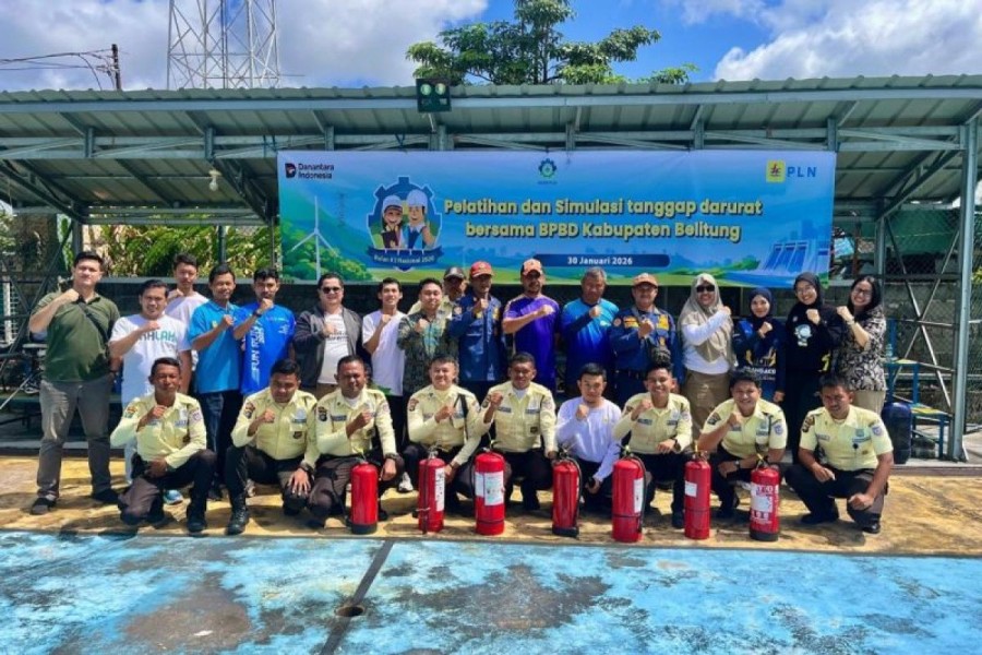 Sinergi PLN UP3 Belitung dan BPBD Tingkatkan Kesiapsiagaan Tanggap Darurat Kebakaran