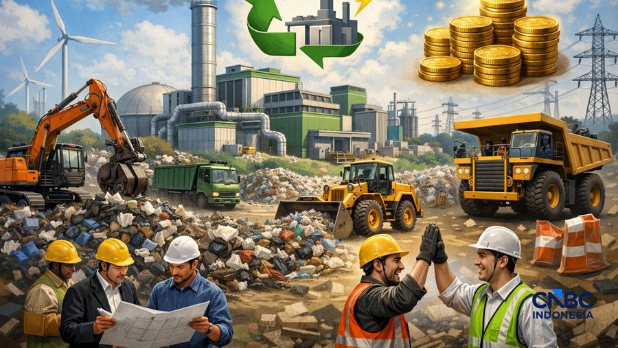 Realisasi Proyek Pengolahan Sampah Menjadi Energi Listrik Akan Segera Berjalan Operasional