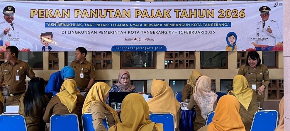 ASN Tangerang Jadi Teladan Kepatuhan Pajak Digital