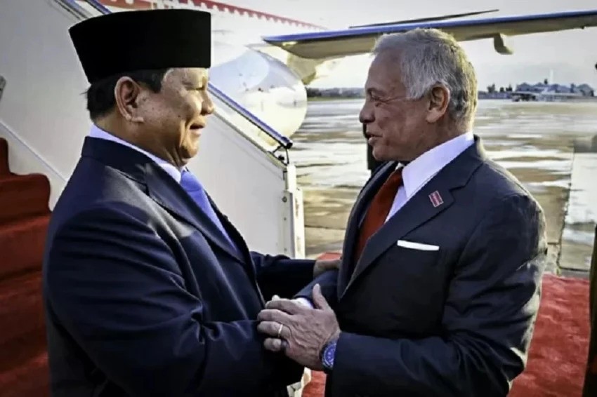 Raja Yordania Tiba di Indonesia, Bertemu Presiden Prabowo Hari Ini