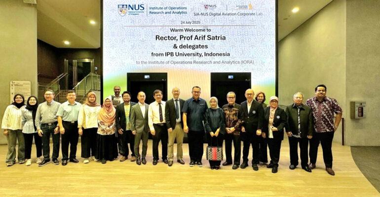 Kolaborasi IPB NUS Dorong Transformasi Sistem Pangan