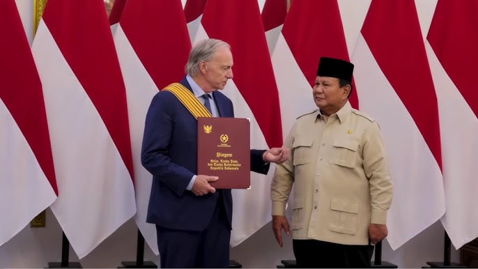 Presiden Prabowo Beri Penghargaan kepada Ray Dalio