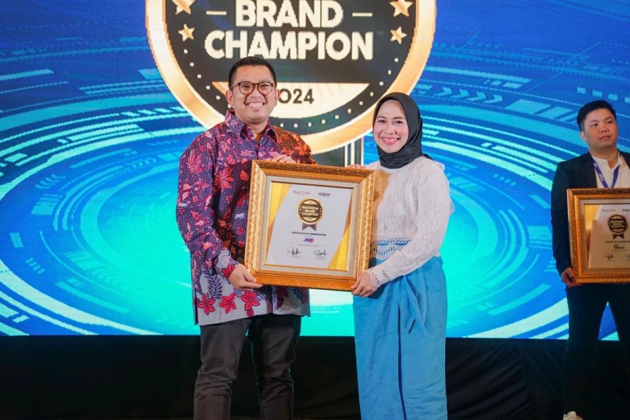 JNE Sabet Gelar Indonesia Brand Champion 2026 Perkuat Logistik Nasional