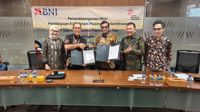 Bakrie Group Teken MoU dengan BNI untuk Pembiayaan Produktif Sawit
