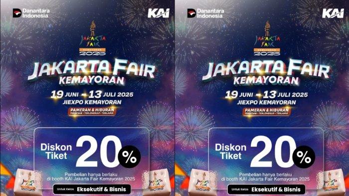 Diskon Tiket Kereta Api Hadir di Jakarta Fair 2025, Ini Rinciannya
