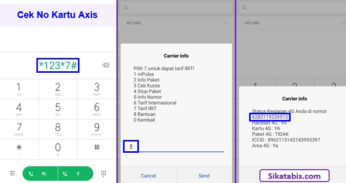 Cara Cek Nomor Axis Sendiri Termudah dan Masa Tenggangnya