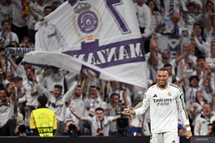 Real Madrid Amankan Puncak Klasemen Berkat Gol Tunggal Mbappe