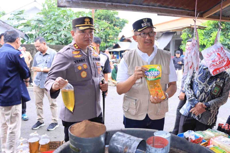 Polres Sitaro dan Pemda Gelar Sidak Harga Sembako untuk Jaga Stabilitas di Bulan Ramadhan