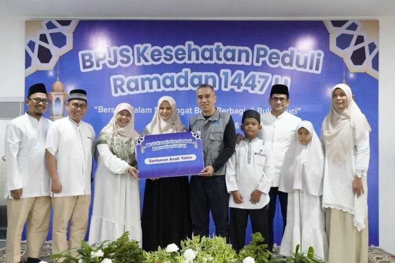 BPJS Kesehatan Salurkan Santunan Anak Yatim di Padang Momentum Ramadhan