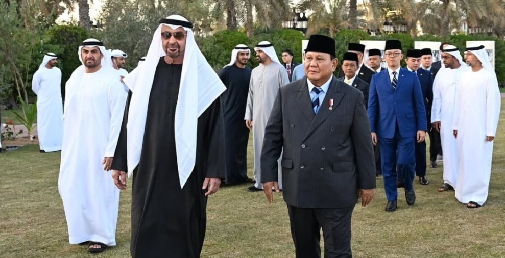 Prabowo Subianto Disambut Hangat Oleh Tujuh Pemimpin Emirat Di Abu Dhabi