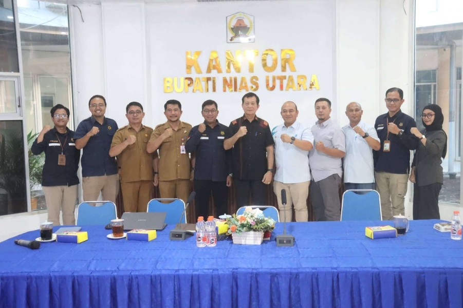 Pemkab Nias Utara Sambut Kunjungan Tim Kementerian ESDM Bahas Potensi Daerah