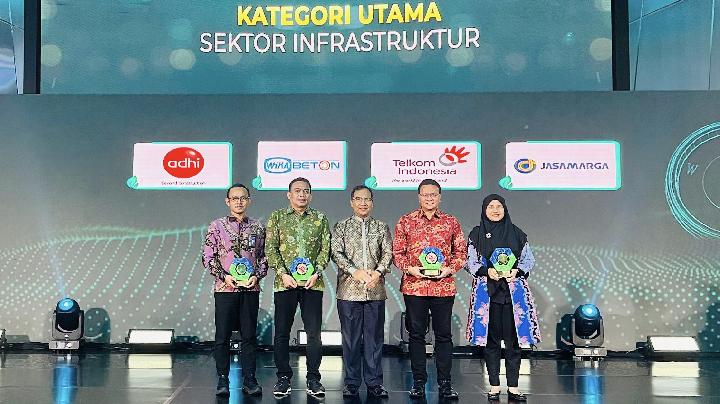 Adhi Karya Diganjar Penghargaan Strategi ESG Terbaik di Sektor Infrastruktur