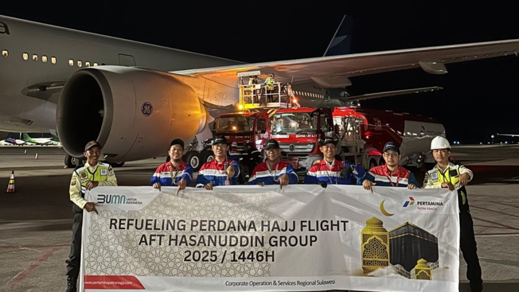 Pertamina Patra Niaga Regional Sulawesi Siap Kawal Kelancaran Penerbangan Haji 2025, Avtur Disuplai Optimal di Bandara Hasanuddin