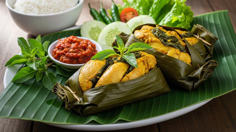 Resep Pepes Ayam Kemangi Bumbu Kuning Praktis Sehat