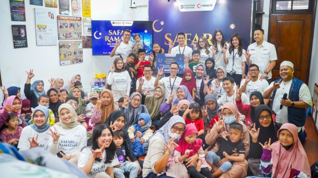 Safari Ramadan MIND ID Salurkan Bantuan bagi Anak Penyandang Kanker di Rumah Singgah