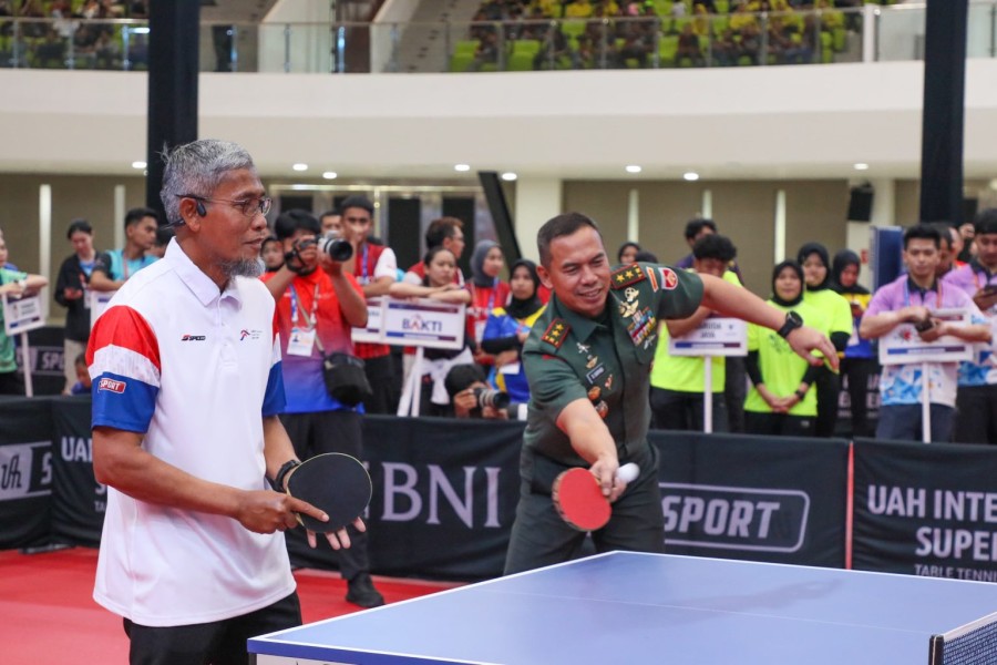 Sekda Jateng Buka Kejuaraan Olahraga  Tenis Meja UAH Internasional 2025