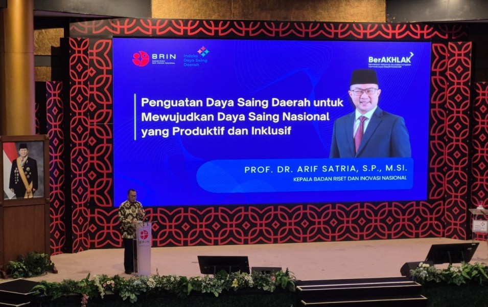 BRIN Luncurkan Indeks Daya Saing Daerah 2025 untuk Arah Pembangunan Nasional