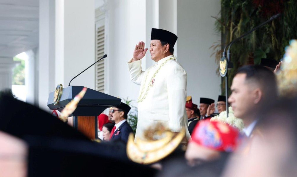 Prabowo Subianato Bacakan Teks Proklamasi