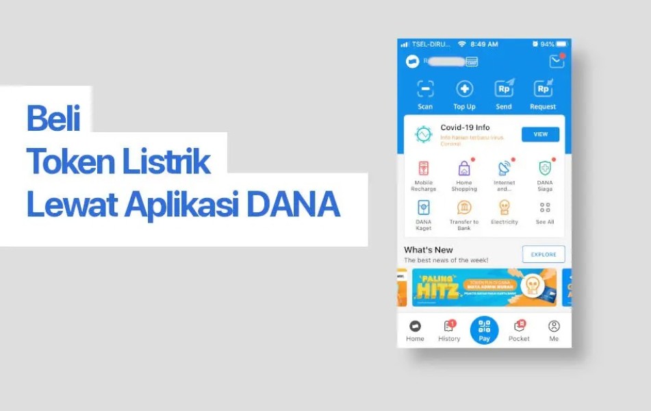 Pemerintah Terapkan Diskon Tarif Listrik 50 Persen Mulai Januari 2025, Cara Bayar Mudah Pakai DANA
