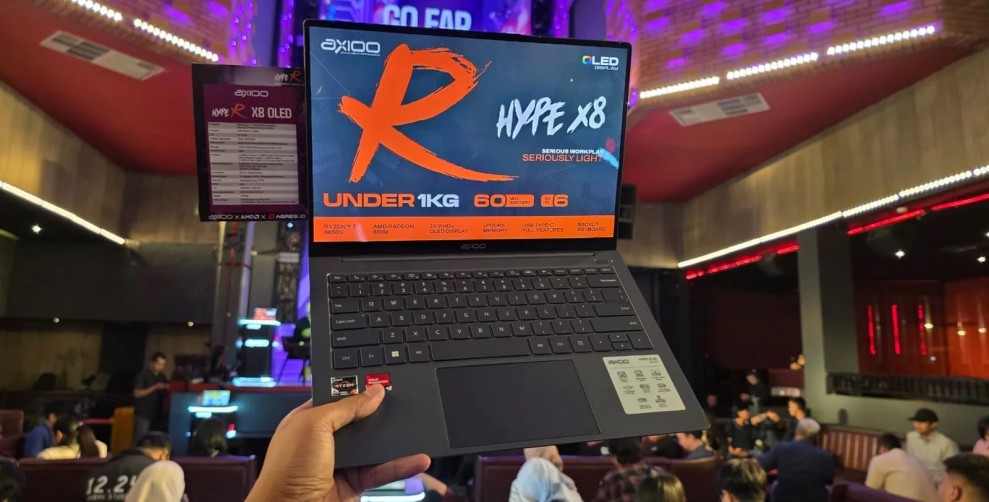 Spesifikasi Lengkap Axioo Hype R X8 OLED: Laptop Ringan Berperforma Global