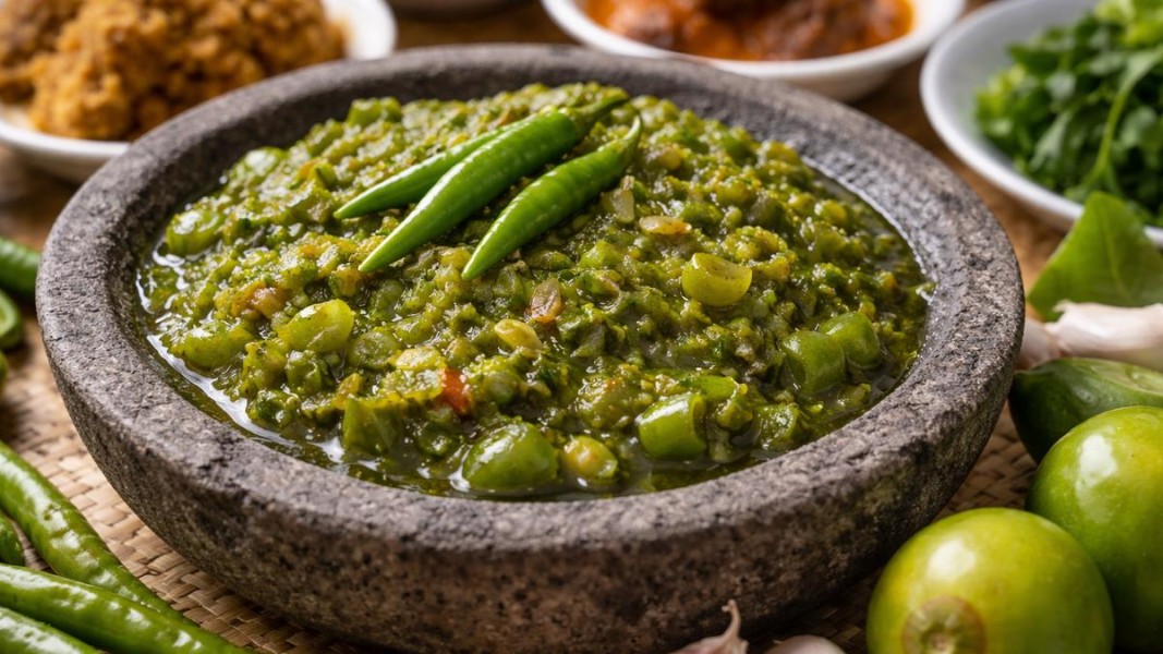 Resep Sambal Ijo Padang Terkenal Pedas Segar Gurih Nikmat Bikin Nagih