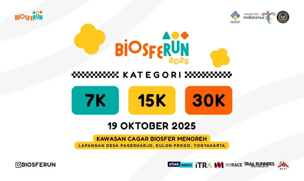BiosfeRun 2025 Dorong Pariwisata Berkelanjutan dan Ekonomi Lokal