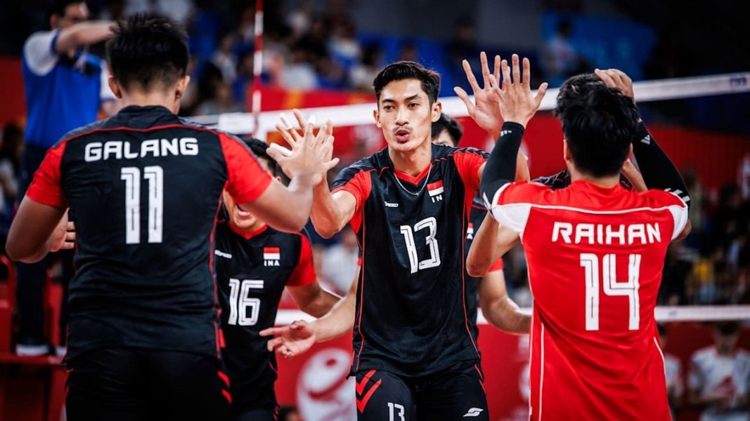 Duel Seru Voli U21 Putra Indonesia vs Thailand