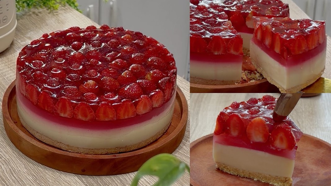Resep Strawberry Cheesecake Pudding Lembut dan Creamy, Dessert Simpel Tanpa Oven