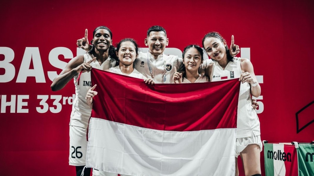 Timnas Basket Putri 3x3 Indonesia Ukir Prestasi Rebut Emas di SEA Games