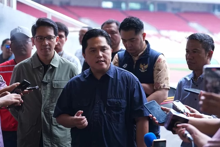 Motivasi Erick Thohir Angkat Mental Timnas U23
