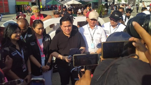 Erick Thohir Bangga Penonton MotoGP Mandalika Tembus 142 Ribu Orang