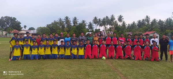 Komandan Lanal Dukung Langsung Tim Sepak bola Lanal Palu FC