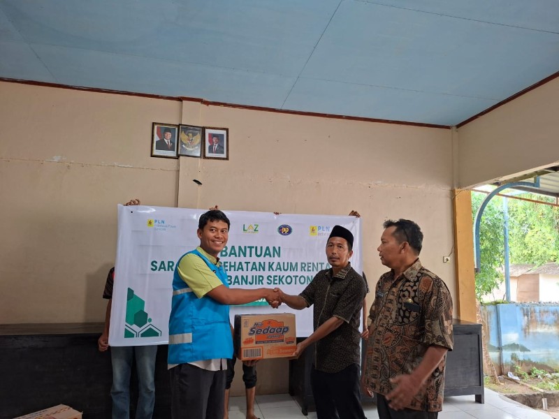 Aksi Tanggap Bencana PLN IP UBP Jeranjang Menguatkan Kepedulian Sosial Bagi Warga Terdampak Banjir Kecamatan Sekotong