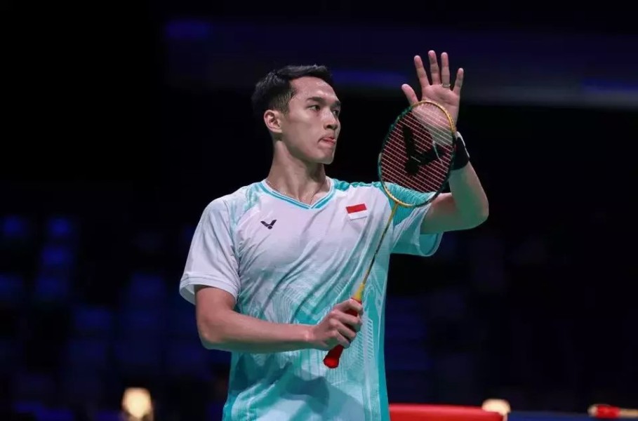 Jonatan Christie Tunjukkan Semangat Juang di Denmark Open