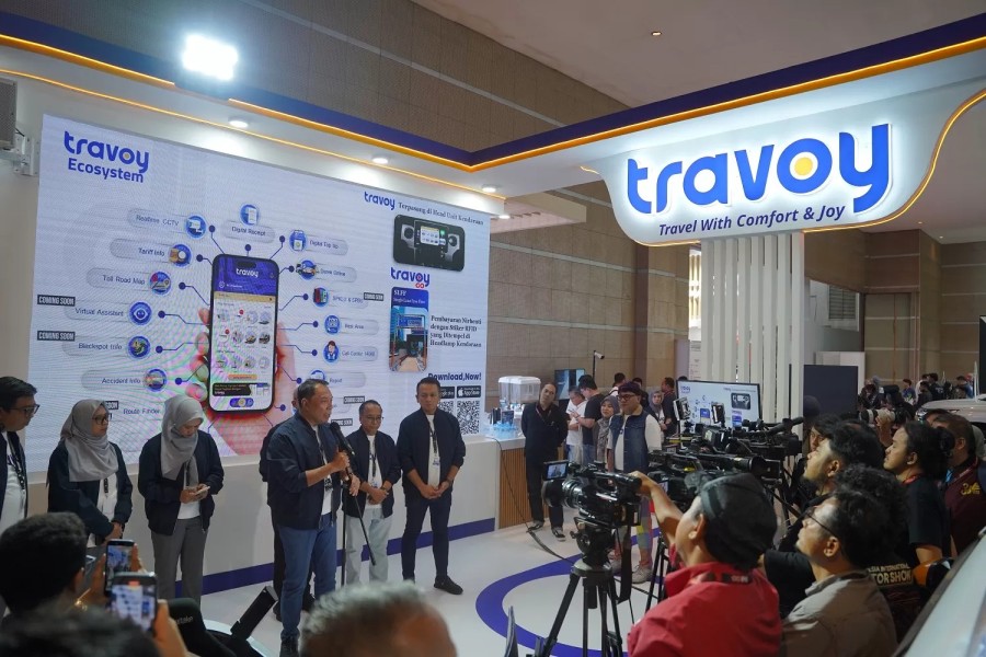 Jasa Marga Perkenalkan Aplikasi Travoy Di IIMS Dua Ribu Dua Puluh Enam
