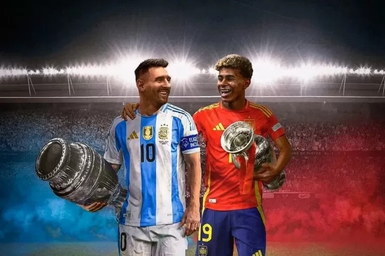 Jadwal Finalissima Argentina Spanyol Resmi Lionel Messi Hadapi Lamine Yamal
