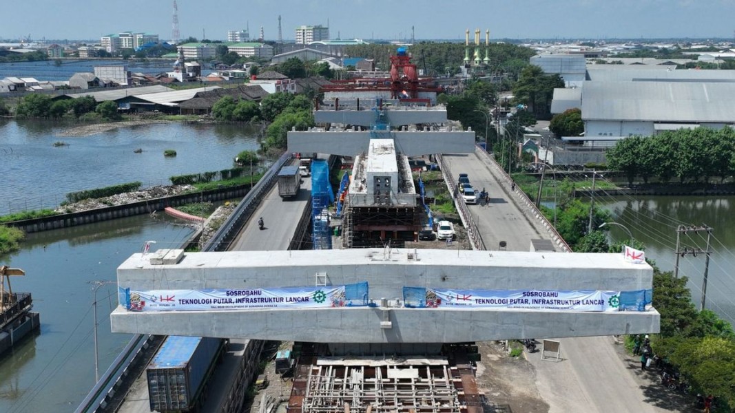 Pembangunan Tol Semarang Demak Kian Cepat, Hutama Karya Terapkan Teknologi Sosrobahu